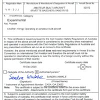 AP Service - CofA Revised or Replacement Certificate